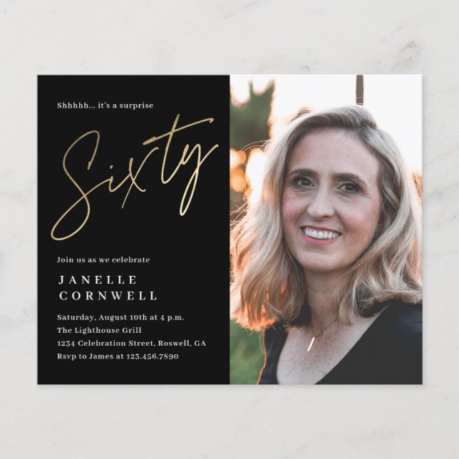 Budget Script Black Gold 60th (Front)