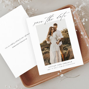 Budget Script Photo Save the Date