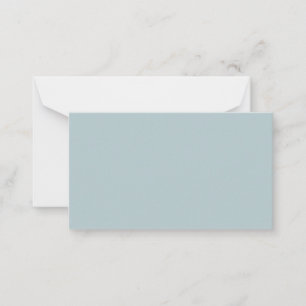 BUDGET Sea Glass Sage Green Monochrome Wedding Card