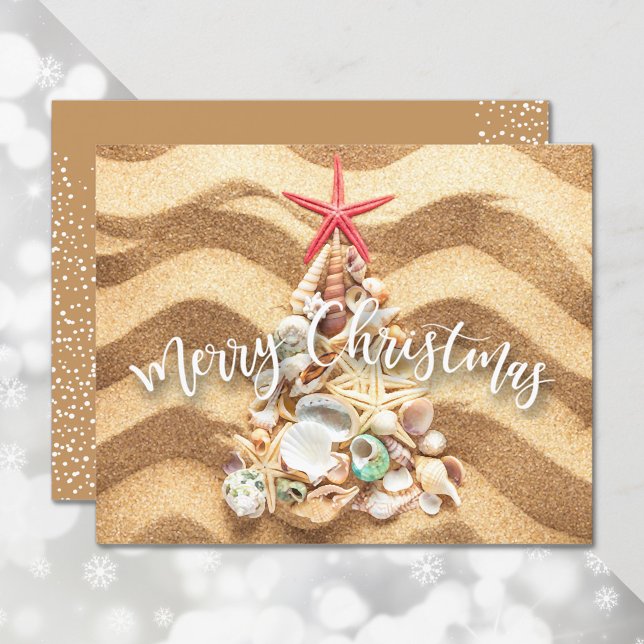 Budget Seashell Holiday Greeting Card (Creator Uploaded)