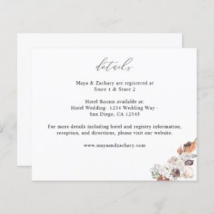 Budget Seashells & White Floral Details