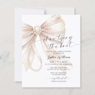 Budget She's Tying the Knot Pearl Bridal Shower