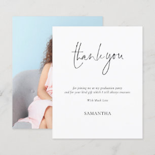 Budget Simple Script Graduation Thank You