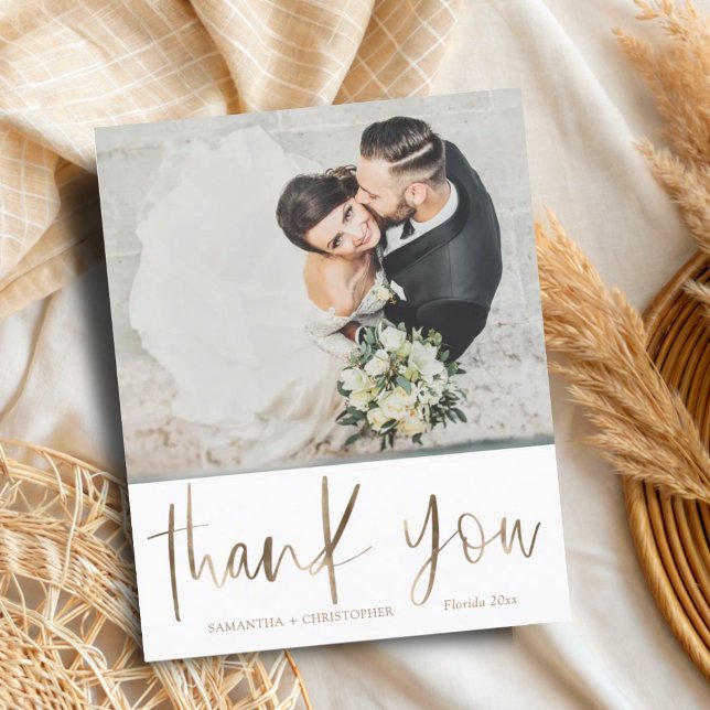 Budget Simple Wedding Thank You 5 Photos (Creator Uploaded)
