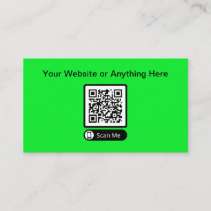 Budget Small Quantity QR Code Business Cards