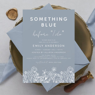Budget Something Blue Wildflower Bridal Shower