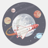 Budget Space Adventure Boy's Birthday
