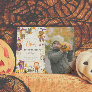 Budget Spooky Boy Halloween Birthday Party Photo