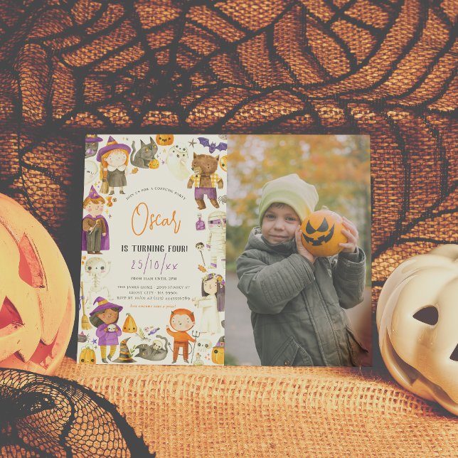 Budget Spooky Boy Halloween Birthday Party Photo (Creator Uploaded)