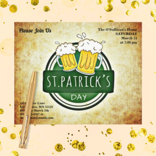 Budget St Patrick's Day Party Irish Brew Paper