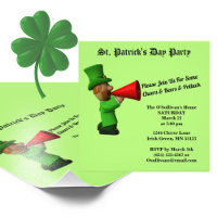 Budget St Patrick's Day Party Potluck Announcement