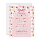 Budget Strawberries Ribbon Berry Sweet Baby Shower