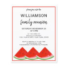 Budget Summer Family Reunion Watermelon Invitation