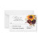 Budget Sunflower & Burgundy Floral SM No Meal RSVP
