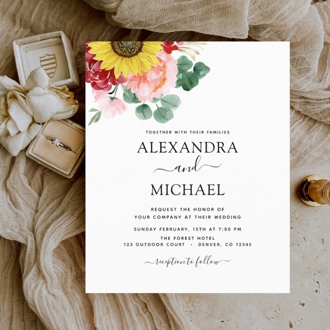 Budget Sunflower Eucalyptus Country Wedding (Creator Uploaded)