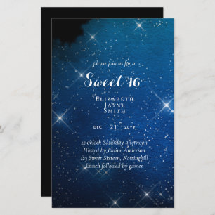 BUDGET Sweet 16, Sixteenth Birthday Floral Invite