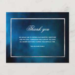 Budget sympathy blue sky thank you photo