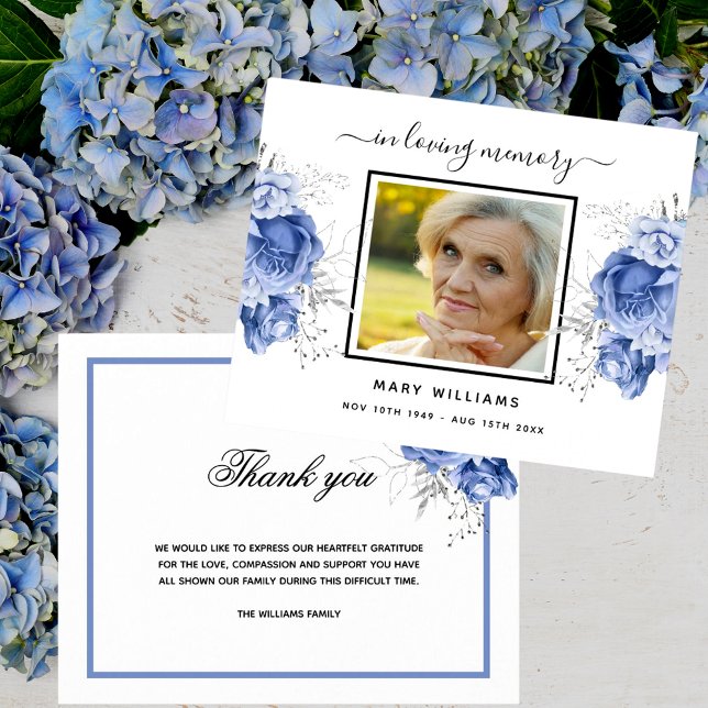 Budget Sympathy blue white photo thank you (Creator Uploaded)