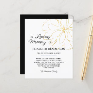 Budget Sympathy Memory /Thank you.