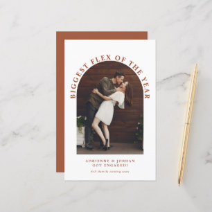 Budget Terracotta Arch Photo Engagement