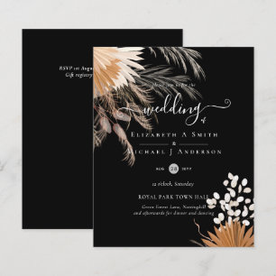 BUDGET Terracotta Pampas Grass Tropical Wedding