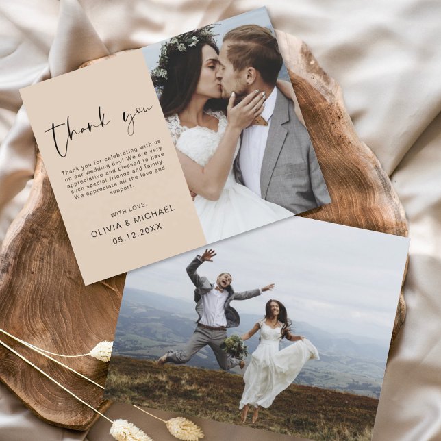 Budget  Terracotta Wedding Thank You Photo (Creator Uploaded)