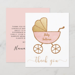 Budget Thank You Baby Girl Shower
