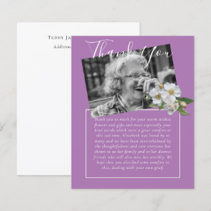BUDGET Thank You Funeral Memorial Obituary PHOTO
