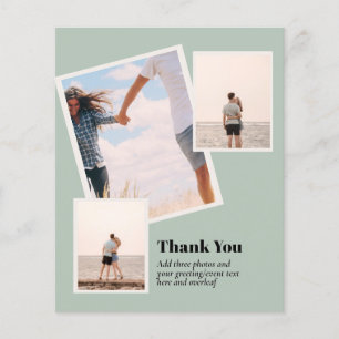 BUDGET THANK YOU Photo Collage Modern Flyer