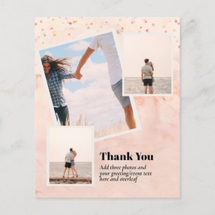 BUDGET THANK YOU Photo Collage Modern Flyer