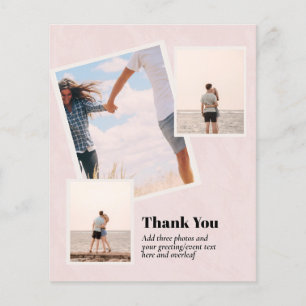 BUDGET THANK YOU Photo Collage Modern Flyer