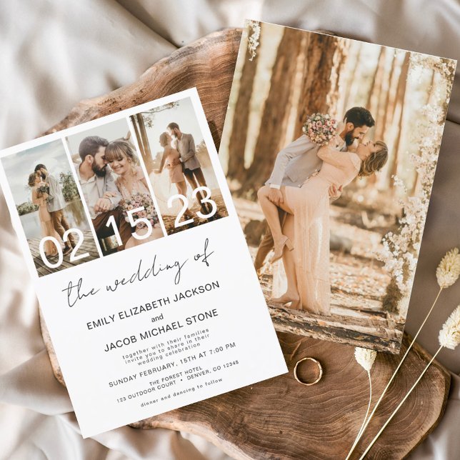 Budget The Wedding of Photo Simple Minimalist (Creator Uploaded)