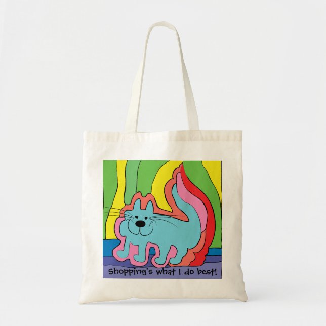 Budget Tote Bag "Cat-toon" (Front)
