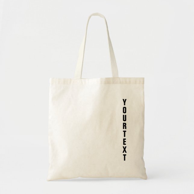 Budget Tote Bags Modern Template Top Shopping (Front)