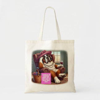 Budget Tote / Saint Bernard design 