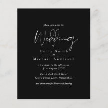 BUDGET Trending Wedding Colours BLACK and RED