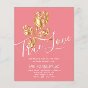 BUDGET Trending Wedding Colours True Love Gold Ros