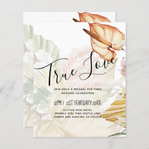 BUDGET Tropical Pampas Grass Terracotta Wedding