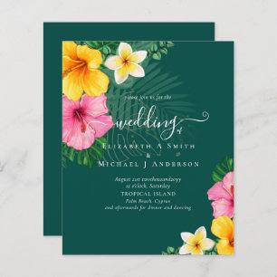 BUDGET Tropical Paradise Beach Wedding Florals