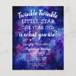 Budget Twinkle Twinkle Little Star 1st Birthday