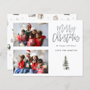 Budget Two Photo Christmas Tree Modern