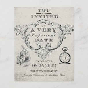 Budget Vintage Alice in Wonderland Wedding
