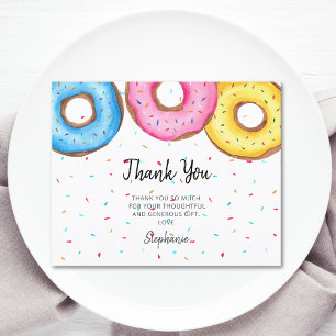 Budget Watercolor Doughnuts Baby Shower 