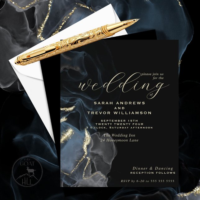 Budget Wedding Dusty Blue Grey Alcohol Ink (Creator Uploaded)