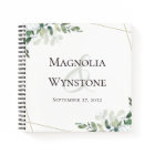 BUDGET Wedding Eucalyptus Greenery Guest Book