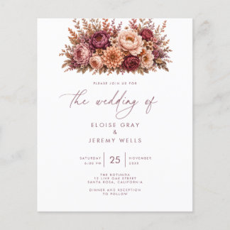 Budget Wedding Invitation | Archer Flyer
