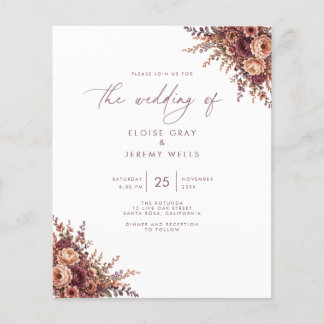 Budget Wedding Invitation | Archer Flyer