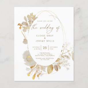 Budget Wedding Invitation   Bella Flyer