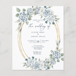 Budget Wedding Invitation  Flyer
