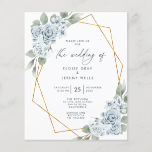 Budget Wedding Invitation  Flyer